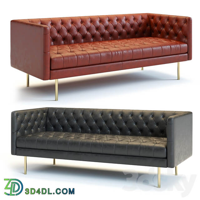 West Elm Modern Chesterfield Sofa