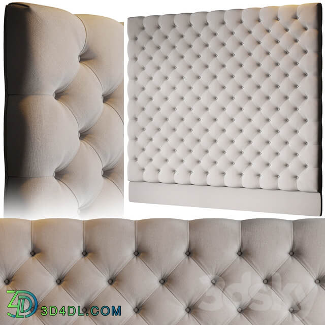 A Minimoon Cliveden Upholstered Headboard Other 3D Models