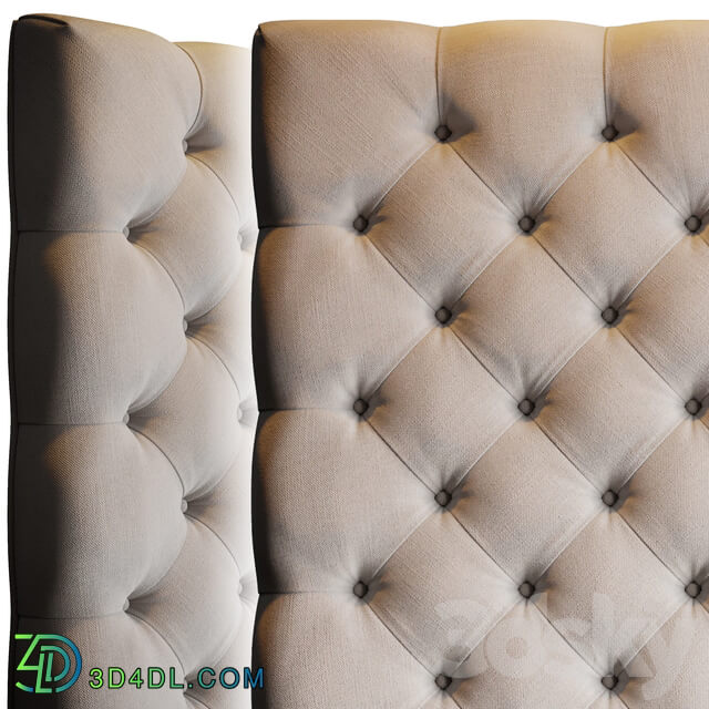 A Minimoon Cliveden Upholstered Headboard Other 3D Models