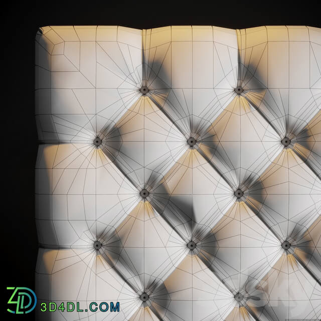 A Minimoon Cliveden Upholstered Headboard Other 3D Models