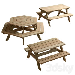 Garden benches Other 3D Models 