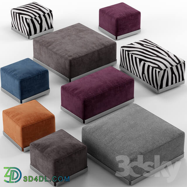 West poufs Minotti