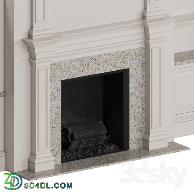 Classic fireplace