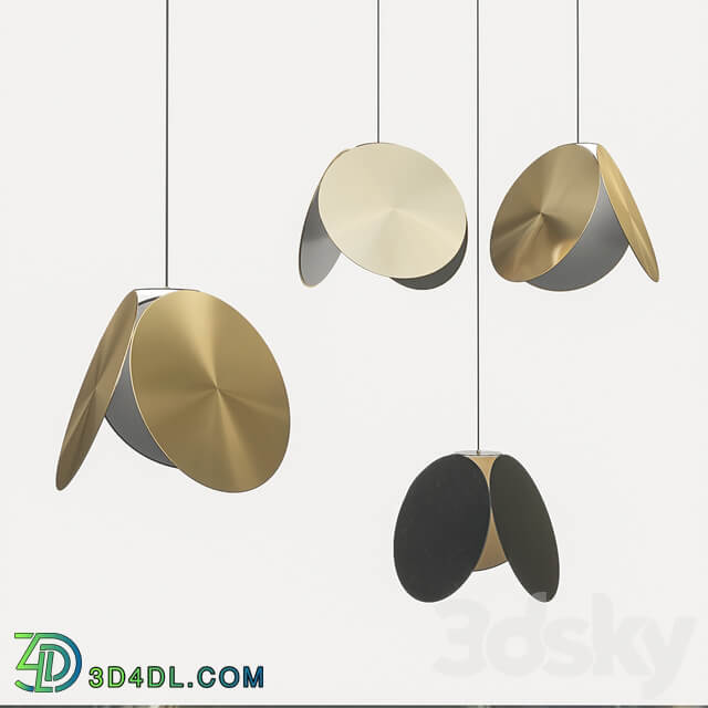 Masiero Timeo pendant Pendant light 3D Models