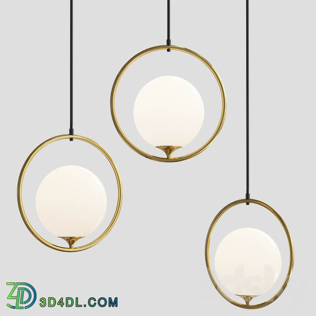 Pentand lamp 4 view Pendant light 3D Models