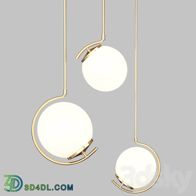 Pentand lamp 4 view Pendant light 3D Models