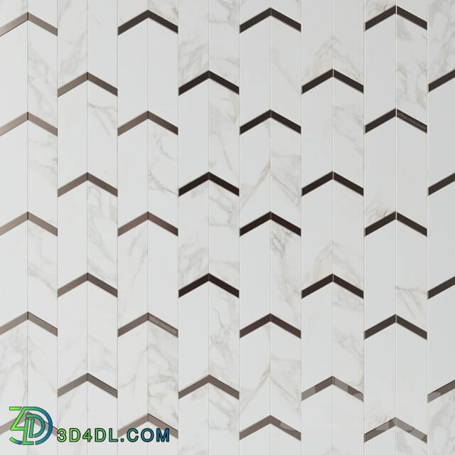 Tiles Atlas Concorde Mosaico Chevron