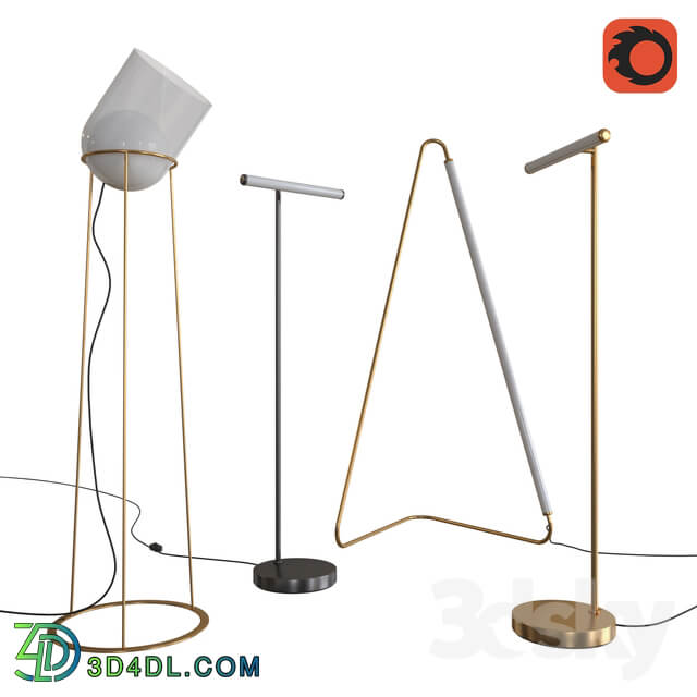 West Elm Floor Lamps set 06