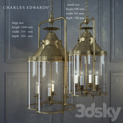 CHARLES EDWARDS CLOVER Pendant light 3D Models 
