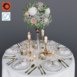 Wedding table setting 1 