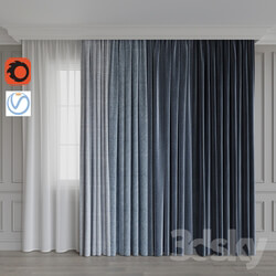 A set of curtains 8. Blue gamma 