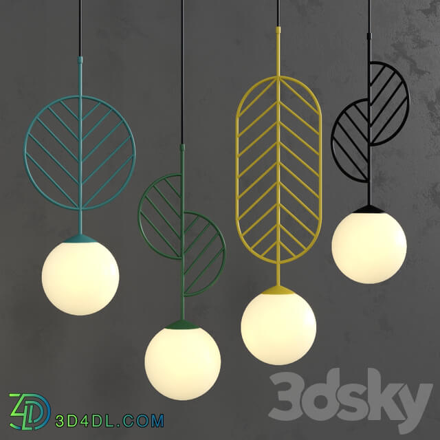 YY LAMPATRON LEAF Pendant light 3D Models