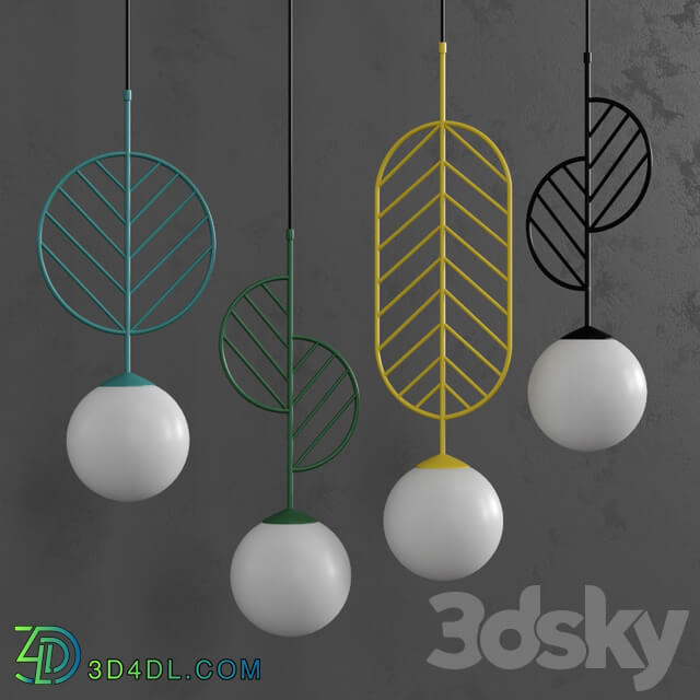 YY LAMPATRON LEAF Pendant light 3D Models