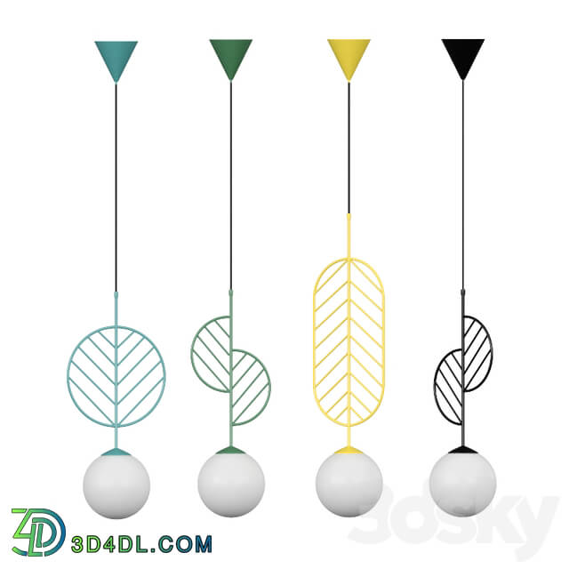 YY LAMPATRON LEAF Pendant light 3D Models