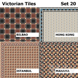 Topcer Victorian Tiles Set 20 