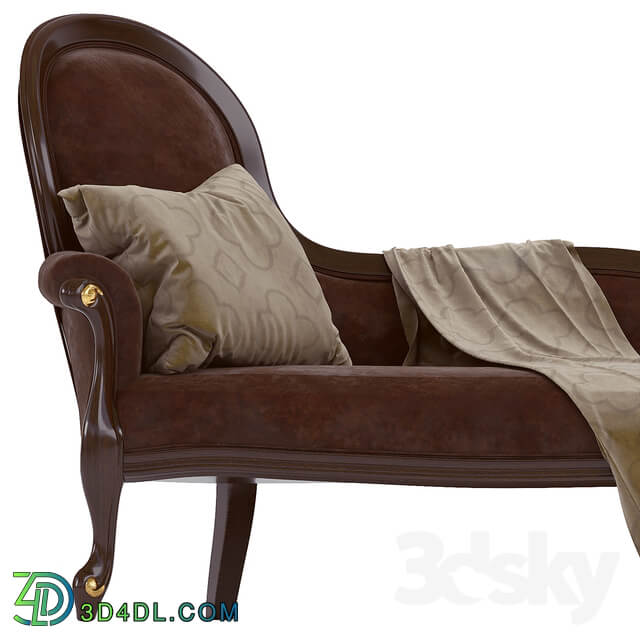 Classic Carpanese upholstered bench