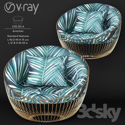 Roberto Cavalli Cosmopolitan Tropical Armchair 