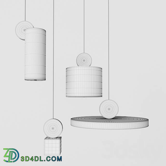 Pendant lamp calee Pendant light 3D Models