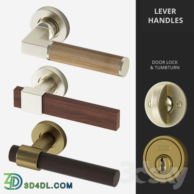 Miscellaneous Door Lever Handles Nanz N 2036 2082 2206