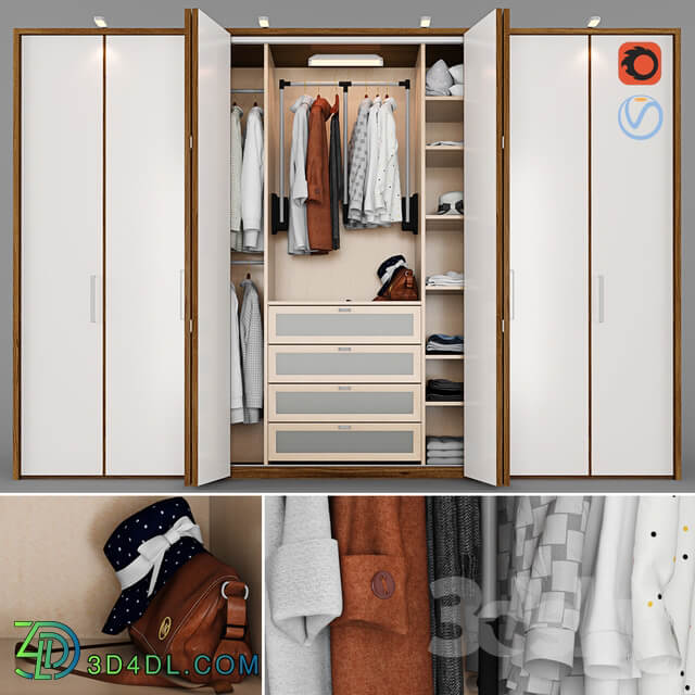 Wardrobe Display cabinets Wardrobe wall closet