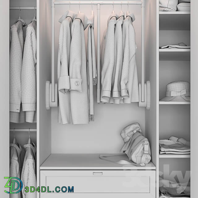 Wardrobe Display cabinets Wardrobe wall closet