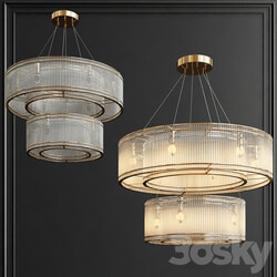 Crystal chandelier Pendant light 3D Models 