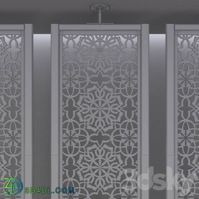 Aluminum screen Saraya Other 3D Models