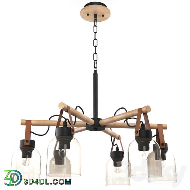 Suspended chandelier Vele Luce Calma VL2122L06 Pendant light 3D Models