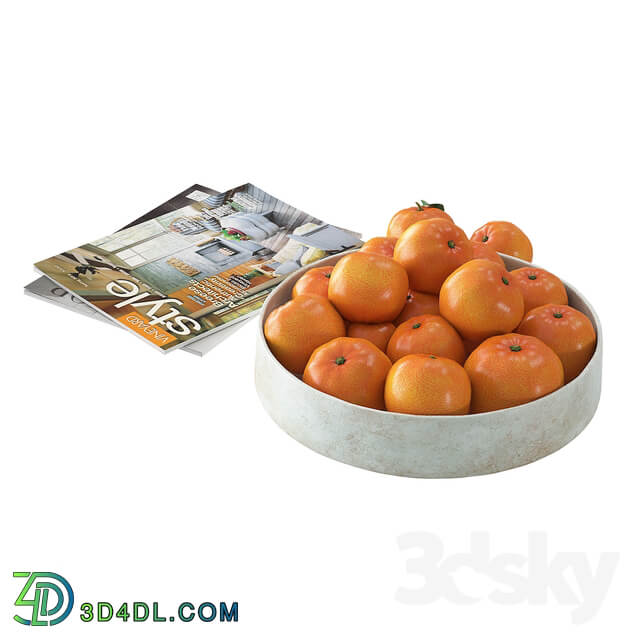 Fruit bowl mandarins