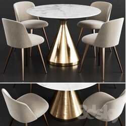 Table Chair West Elm Dinning Set 9 