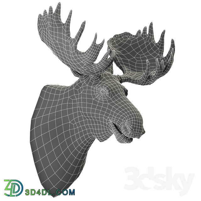 Other decorative objects Elk head