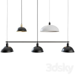 Hubert Suspension Frame Pendant By MENU Pendant light 3D Models 