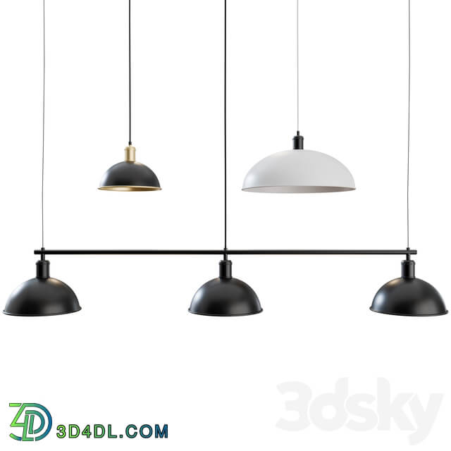 Hubert Suspension Frame Pendant By MENU Pendant light 3D Models