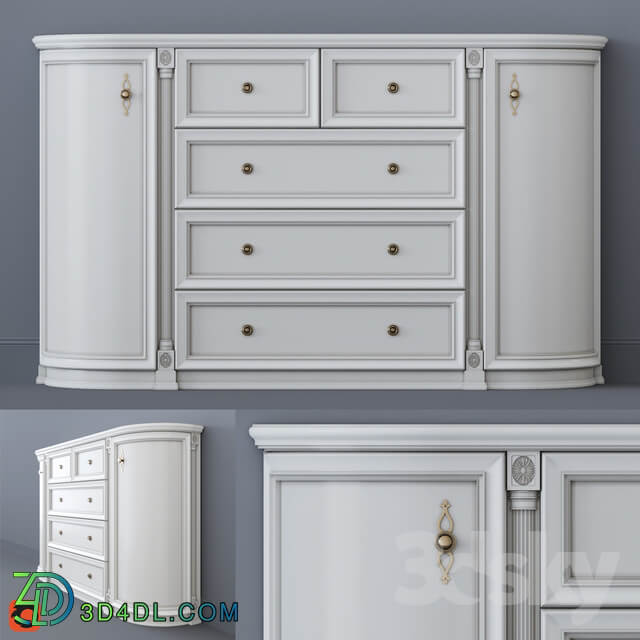 Sideboard Chest of drawer White chest of drawers