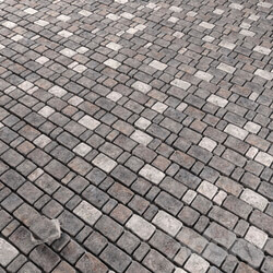 Old stone paving Old stone paving 3D Models 