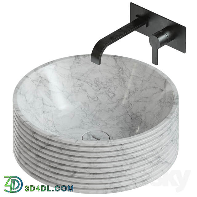 Antonio Lupi Introverso 45 Washbasin Bikappa BK200 Sink Mixer.