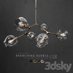 Collection Branching bubble 6 lamps Pendant light 3D Models 