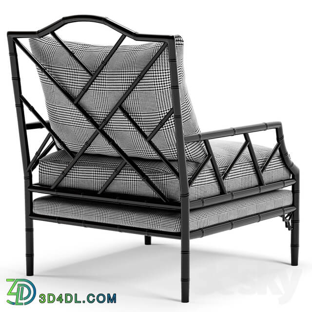 Eichholtz Morgan Dixon Black and white chair