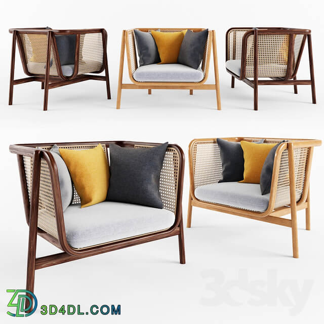 Cane sofa one seat