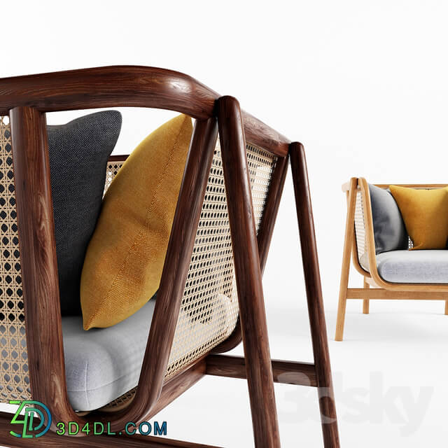 Cane sofa one seat