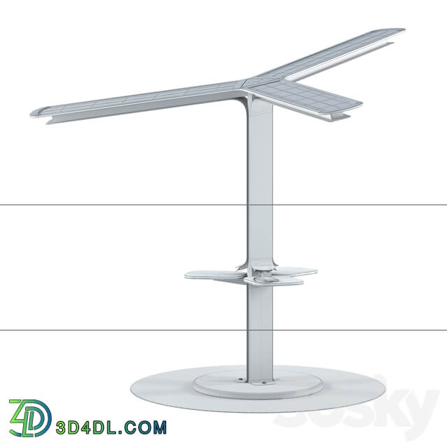 Street Charge Solar Charging Station 3D Models