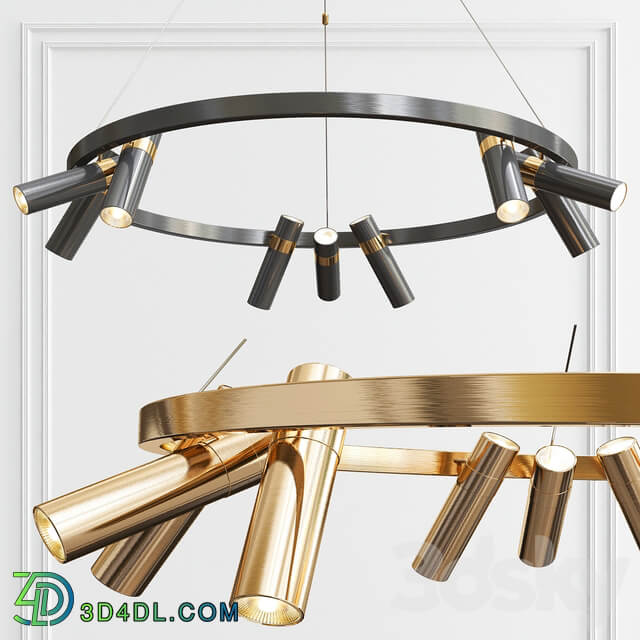 Spoor Led Ring Chandelier Pendant light 3D Models