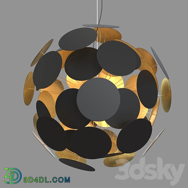 Chandelier Zuma Line Dots. Pendant light 3D Models