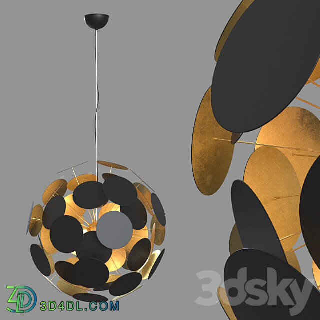 Chandelier Zuma Line Dots. Pendant light 3D Models