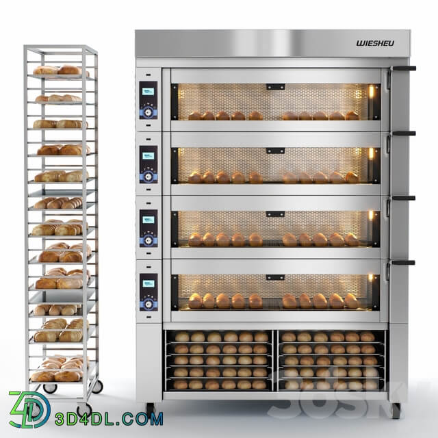 WIESHEU convection oven 3D Models