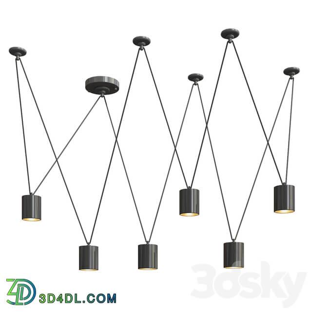 Four Exclusive Chandelier Collection 13 Pendant light 3D Models