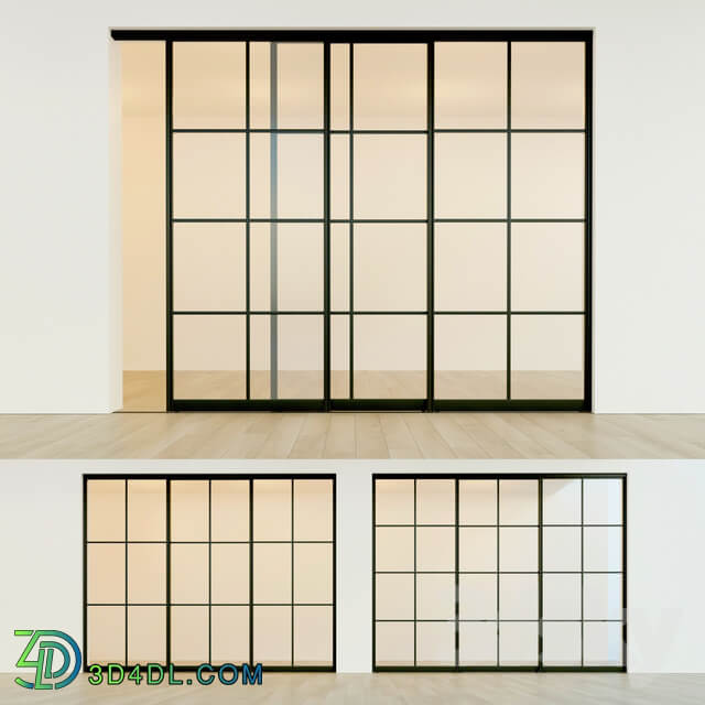 Sliding partition door 15