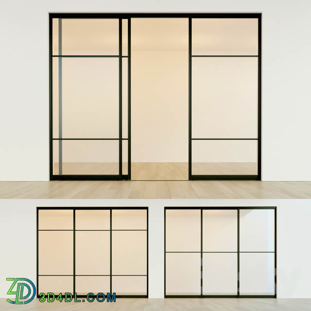 Sliding partition door 17