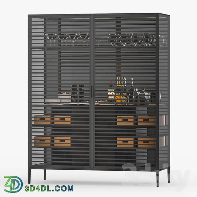 Wardrobe Display cabinets Bar cabinet Alambra Rimadesio N3