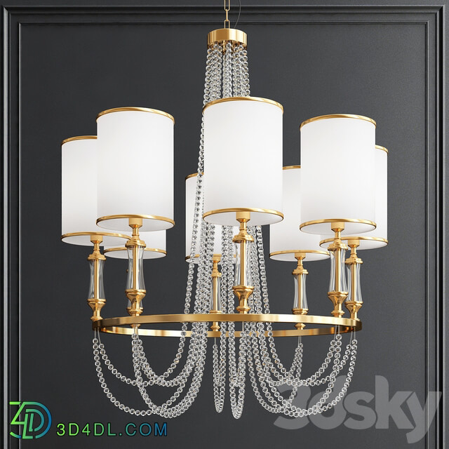 Collection of Interior Chandelier Pendant light 3D Models